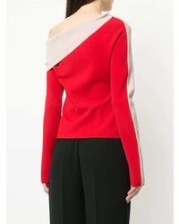 Женский розовый свитер с круглым вырезом от Haider Ackermann