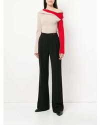 Женский розовый свитер с круглым вырезом от Haider Ackermann