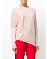 Женский розовый свитер с круглым вырезом от Stella McCartney