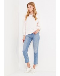 Женский розовый свитер с круглым вырезом от Gap