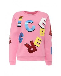 Женский розовый свитер с круглым вырезом от Iceberg