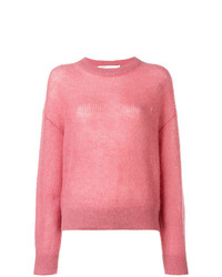 Женский розовый свитер с круглым вырезом от IRO