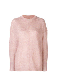 Женский розовый свитер с круглым вырезом от Isabel Marant Etoile