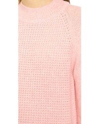 Женский розовый свитер с круглым вырезом от A.L.C.