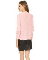 Женский розовый свитер с круглым вырезом от A.L.C.