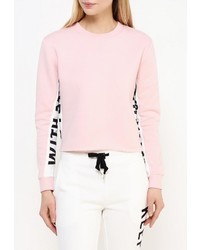 Женский розовый свитер с круглым вырезом от Jennyfer