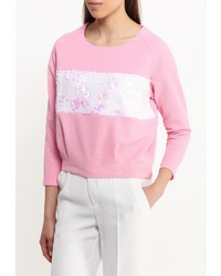 Женский розовый свитер с круглым вырезом от LAMANIA