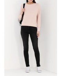 Женский розовый свитер с круглым вырезом от Levi's