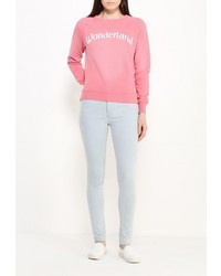 Женский розовый свитер с круглым вырезом от Levi's