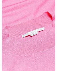 Женский розовый свитер с круглым вырезом от Stella McCartney