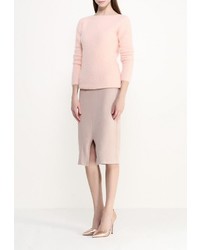 Женский розовый свитер с круглым вырезом от LOST INK