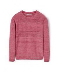 Мужской розовый свитер с круглым вырезом от Mango Man