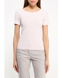 Женский розовый свитер с круглым вырезом от More&amp;More