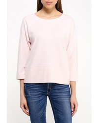 Женский розовый свитер с круглым вырезом от More&amp;More