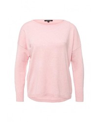 Женский розовый свитер с круглым вырезом от More&amp;More