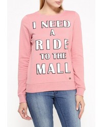 Женский розовый свитер с круглым вырезом от Noisy May