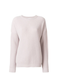 Женский розовый свитер с круглым вырезом от Opportuno