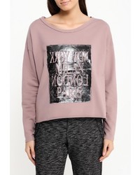 Женский розовый свитер с круглым вырезом от Perfect J