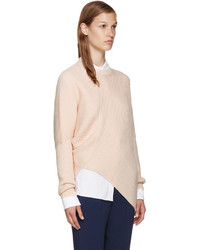 Женский розовый свитер с круглым вырезом от Stella McCartney