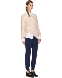 Женский розовый свитер с круглым вырезом от Stella McCartney