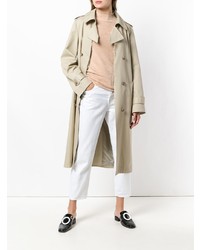 Женский розовый свитер с круглым вырезом от Forte Forte