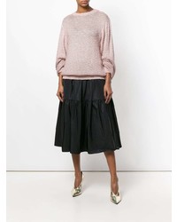 Женский розовый свитер с круглым вырезом от Stella McCartney