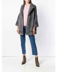 Женский розовый свитер с круглым вырезом от N.Peal