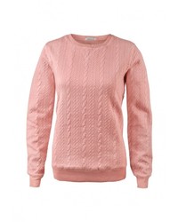 Женский розовый свитер с круглым вырезом от Sabellino