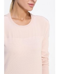 Женский розовый свитер с круглым вырезом от See by Chloe