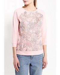 Женский розовый свитер с круглым вырезом от Sela