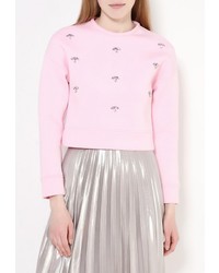Женский розовый свитер с круглым вырезом от T-Skirt