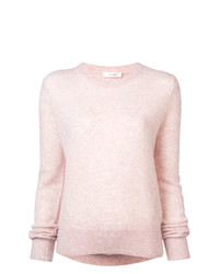 Женский розовый свитер с круглым вырезом от The Row