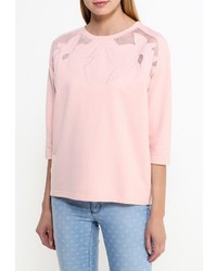 Женский розовый свитер с круглым вырезом от Top Secret