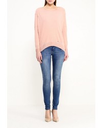 Женский розовый свитер с круглым вырезом от Top Secret
