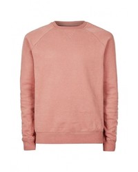 Мужской розовый свитер с круглым вырезом от Topman