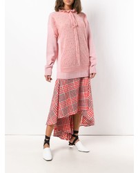 Женский розовый свитер с круглым вырезом от JW Anderson