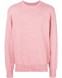 Мужской розовый свитер с круглым вырезом от Universal Works