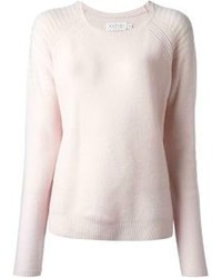 Женский розовый свитер с круглым вырезом от Velvet
