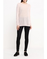 Женский розовый свитер с круглым вырезом от Vero Moda