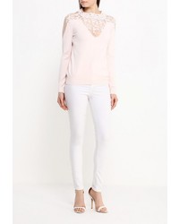 Женский розовый свитер с круглым вырезом от Vero Moda