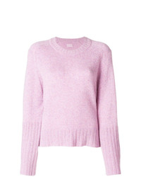 Женский розовый свитер с круглым вырезом от Zadig & Voltaire