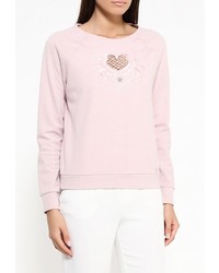 Женский розовый свитер с круглым вырезом от Zarina