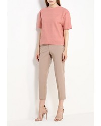 Женский розовый свитер с круглым вырезом от Zarina