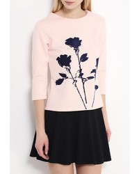 Женский розовый свитер с круглым вырезом от Zarina