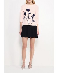 Женский розовый свитер с круглым вырезом от Zarina