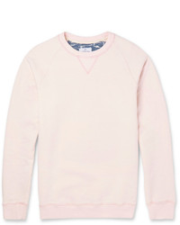 Мужской розовый свитер с круглым вырезом