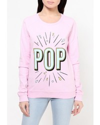 Женский розовый свитер с круглым вырезом от Спартак