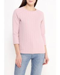 Женский розовый свитер с круглым вырезом от Спартак