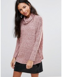 Женский розовый свитер от B.young
