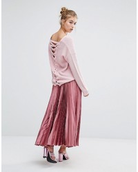 Женский розовый свитер от Miss Selfridge